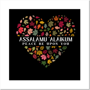 Assalamu 'alaikum Peace be upon You Salam Love  Floral Posters and Art